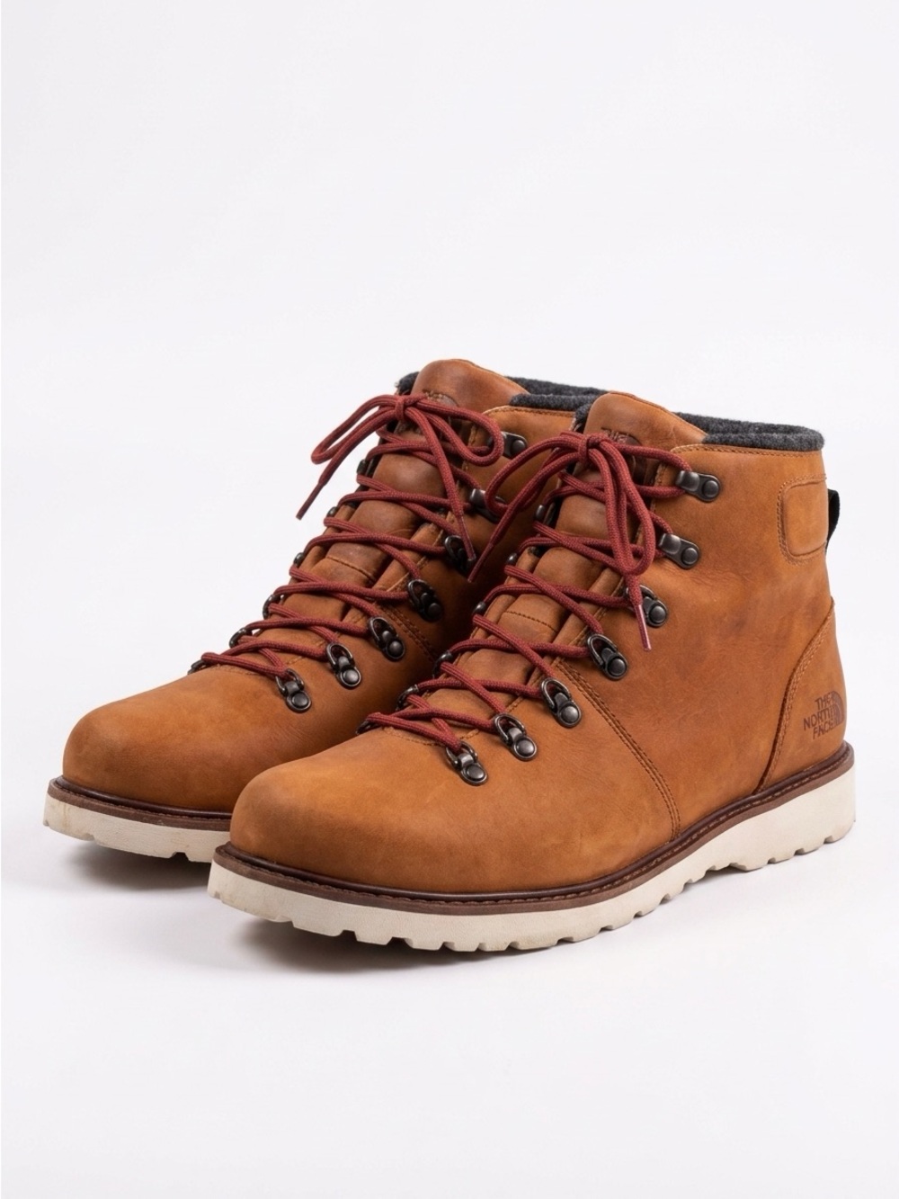 The North Face Primaloft 200G Hydroseal Waterproof Leather Boots Brown Mens 13